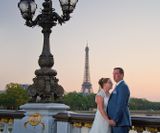 Parijs eifeltoren trouw huwelijksfoto, mooie voorbeelden trouwen, trouwfoto's parijs